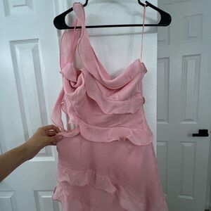 Pink Ruffled Dress